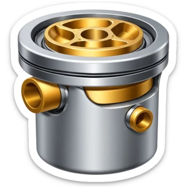 Car Engine Piston sticker