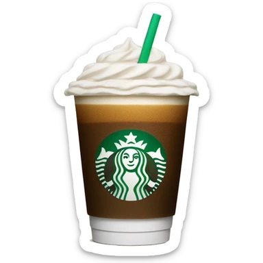 Starbucks coffee drink but mad sticker
