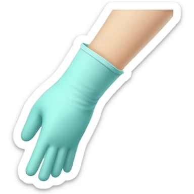 Doctor's gloves sticker