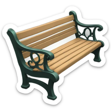 Park Bench sticker