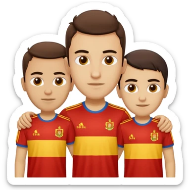 PEDRI Gavi and Lamine Yamal Spain t -shirt uros 2024 sticker