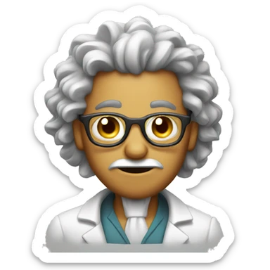 Katar as mad scientist  sticker