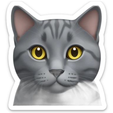 Chartreux cat sticker