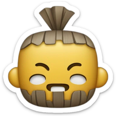 Trilero que mueve un cubilete y engaña a otro sticker