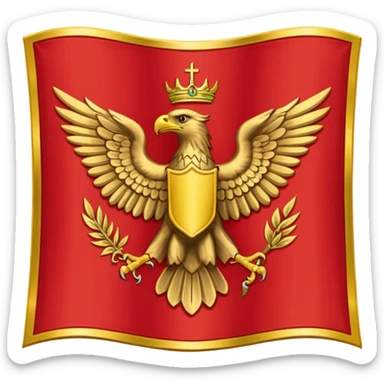 Flag of the Achaemenid period sticker