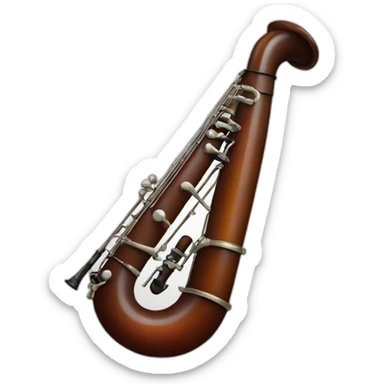 real actual bassoon sticker