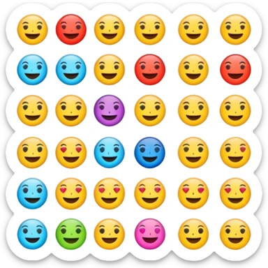 Crea emojis de diseño artístico  sticker