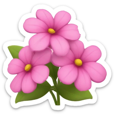 Pink Flowers sticker