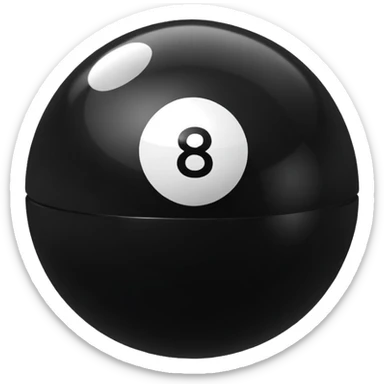 magic eight ball sticker