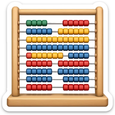 abacus design different sticker