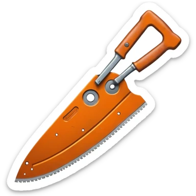 Create an image of a mason's saw. sticker