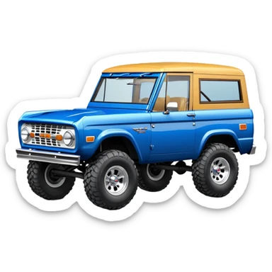 classic ford bronco sticker