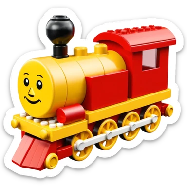 lego train sticker