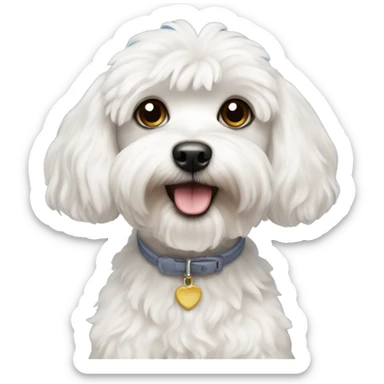 Maltese Poodle sticker