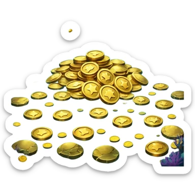 sunken treasure sticker