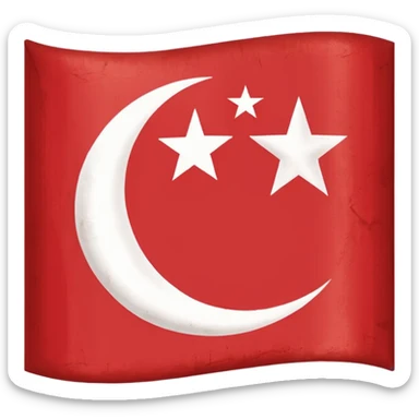 Ottoman Empire Flag sticker