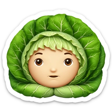 Cabbage roll  with no face sticker