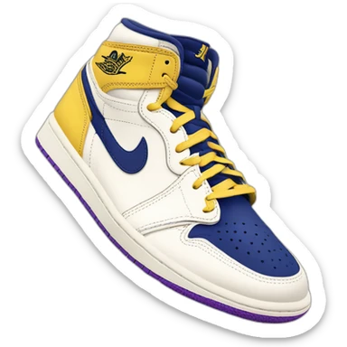 Jordan1 la paire de chaussures sticker