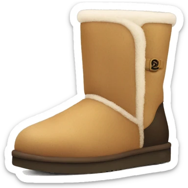 ugg short boot sticker