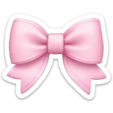 Light pink bows sticker