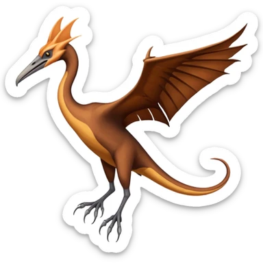 Make a quetzalcoatlus accurate  sticker