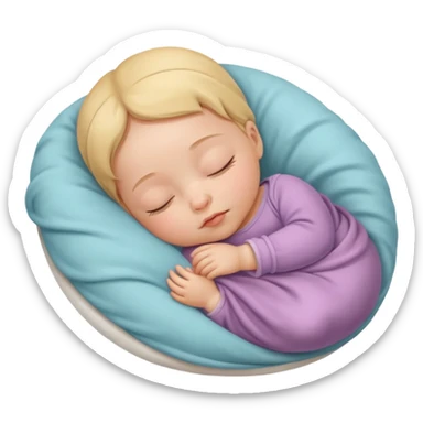 little newborn baby girl sticker