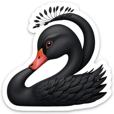 Cisne negro sticker