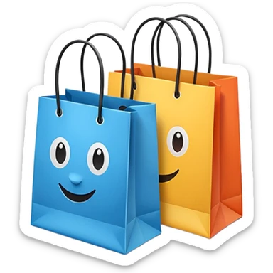 Shopping bags  sticker