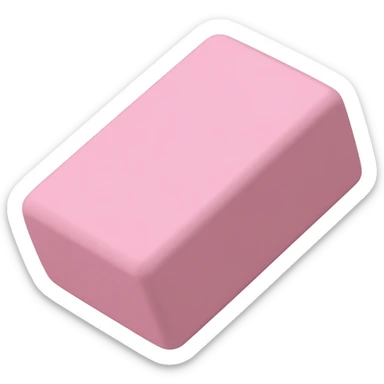 pastel pink yoga block sticker
