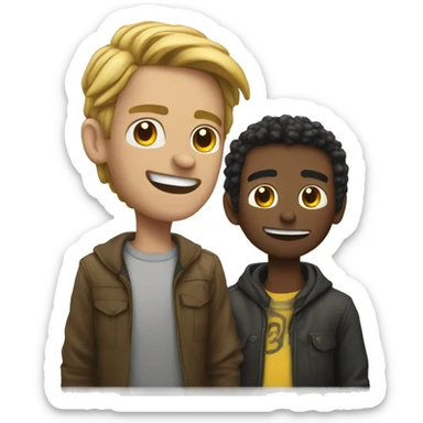 STATIC AND BEN EL sticker