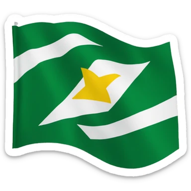 Azad kashmir flag sticker