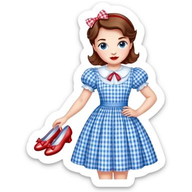 Dorothy from The Wizard of Oz sticker