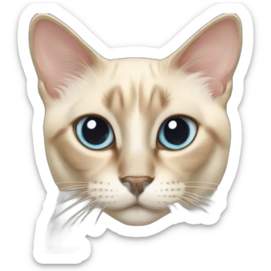 flamepoint-siamese-cat-cross-eyed sticker