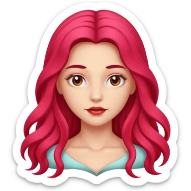 hell rosa Blume cleangirl style sticker