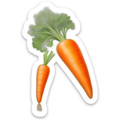 carrot baggage sticker