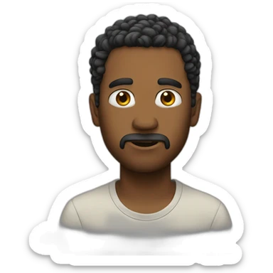 Hesitation emoji sticker