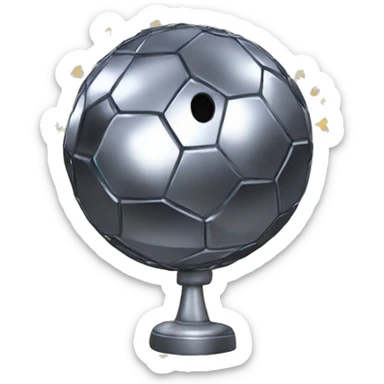 bow disco ball sticker