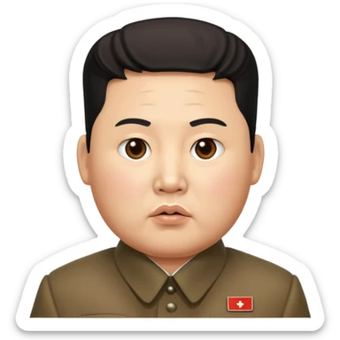 kim jong un  sticker