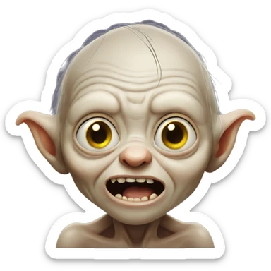  Cute gollum sticker