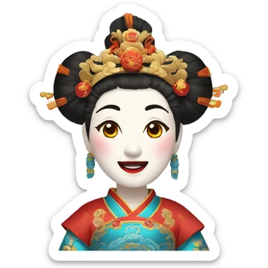 Beijing opera sticker