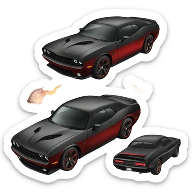hellcat car sticker