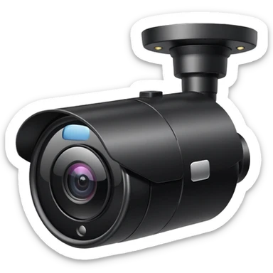 cámara seguridad sticker