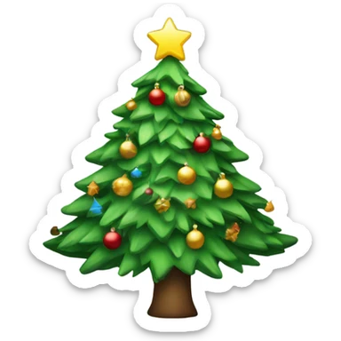 xmas tree sticker