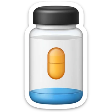 pill bottle sticker