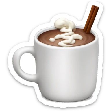 Hot chocolate  sticker