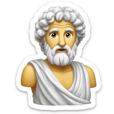 greek philosophy sticker