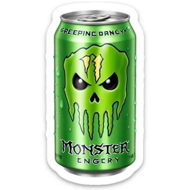 Monster energy drink sticker