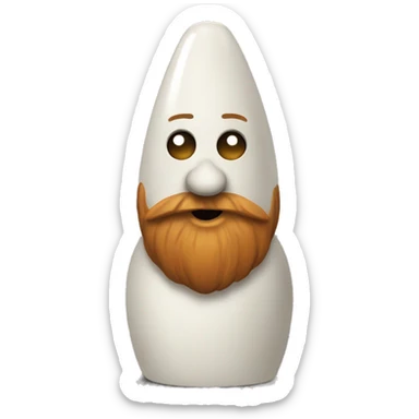 Dwarf as bowling pin sticker