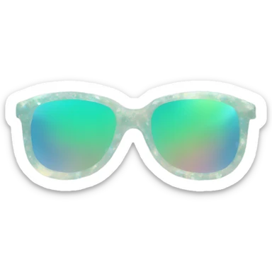opal Crystal sunglasses sticker