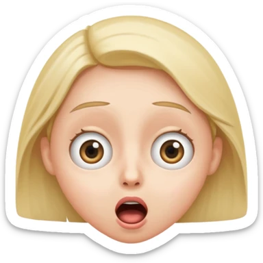 me when stanford starts going on and on about holly negglett: this ginger is nuts!!! sticker